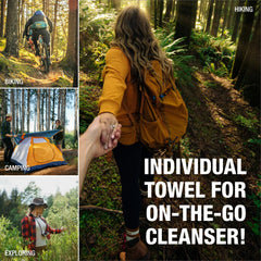 CoreTex Ivy X travel size wipes provide portable post-exposure care during outdoor adventures