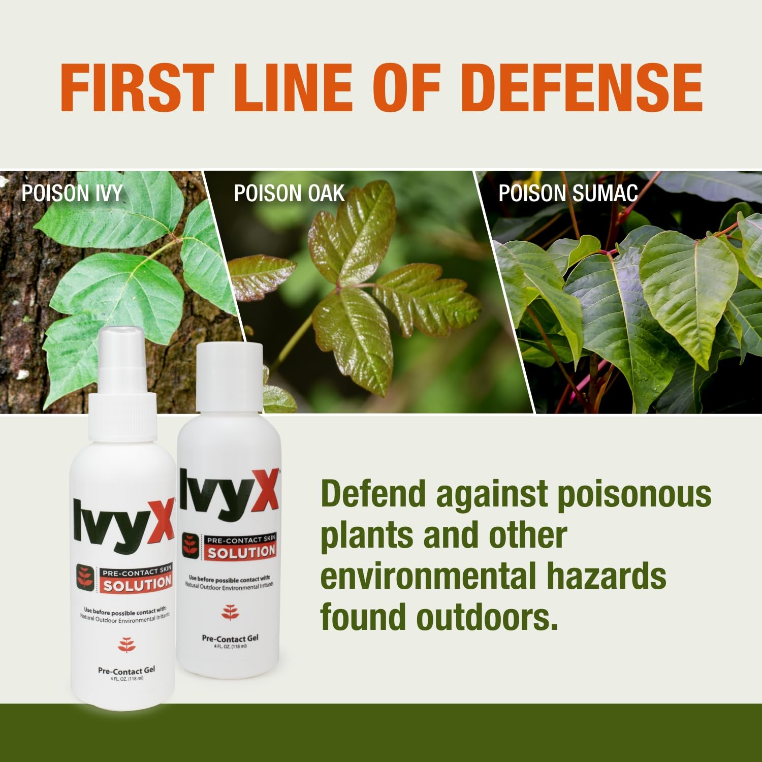 CoreTex Ivy X pump spray detail offering fast, chalk-free pre-contact protection.