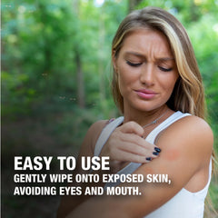 CoreTex Sting X wipe closeup highlights benzocaine for fast relief.