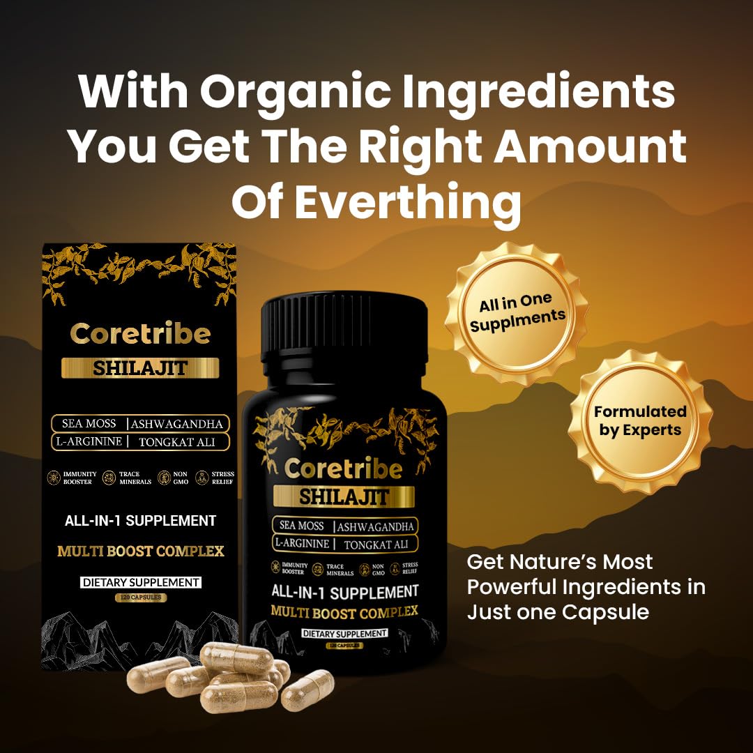 Coretribe Himalayan origin display emphasizing pure formulation