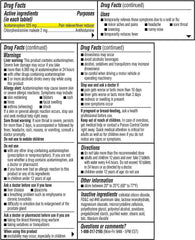 Coricidin HBP bottle label closeup emphasizing decongestant-free formula.