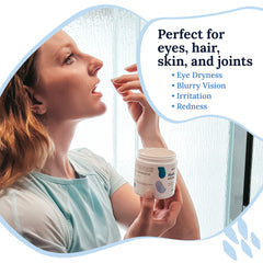 CorneaCare eye hydration tablets pack supports skin moisture and overall wellness