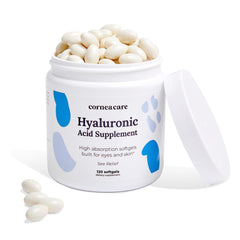 CorneaCare high absorption hyaluronic acid softgels for daily eye comfort and hydration