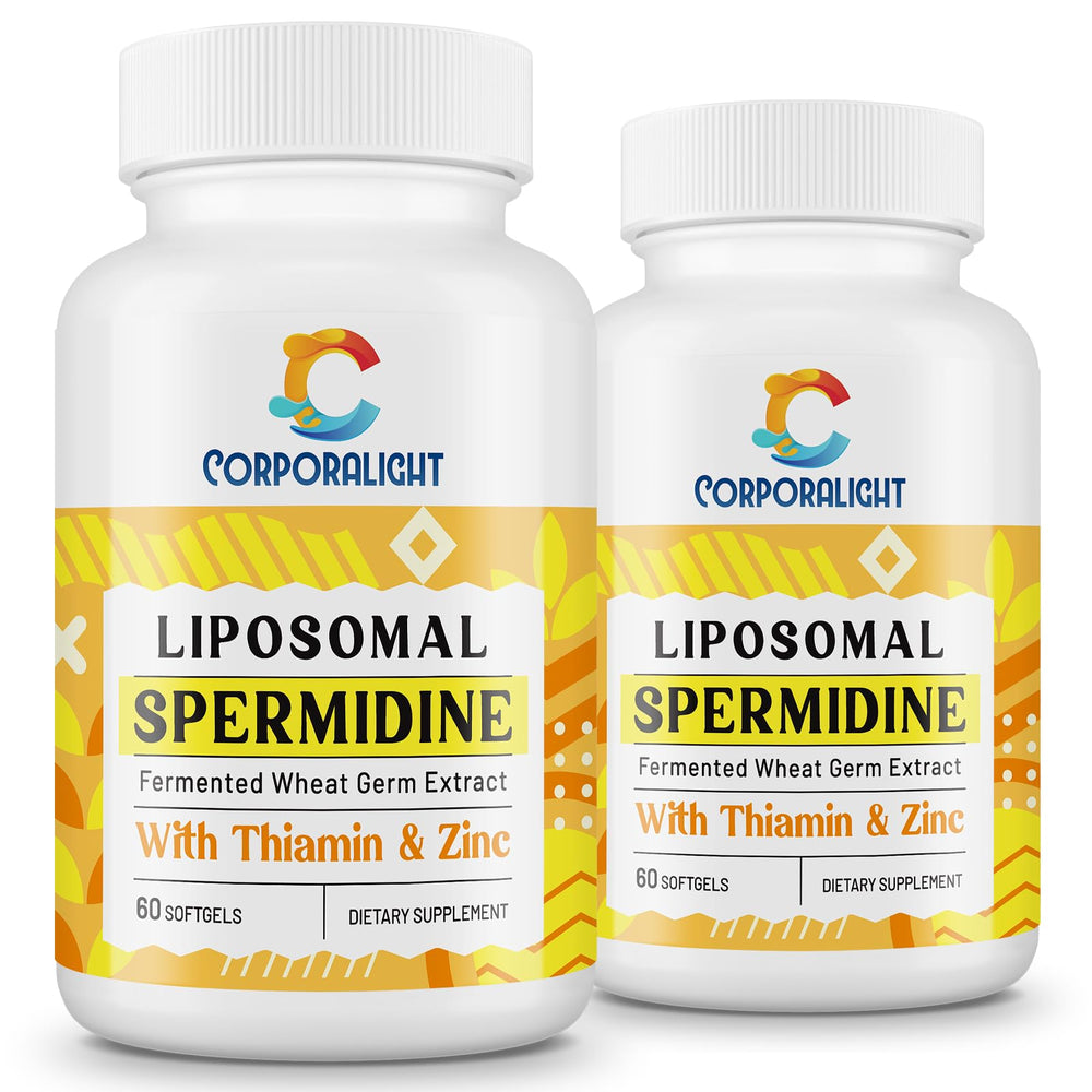 CORPORALIGHT 30mg Spermidine softgel bottle for daily use and cellular renewal.