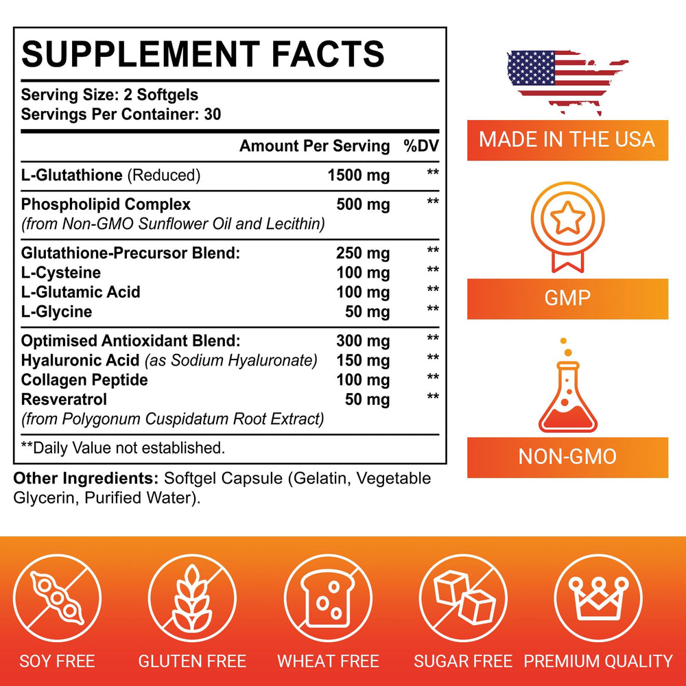 CORPORALIGHT label close-up with ingredients like resveratrol and hyaluronic acid