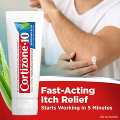 Fragrance-free and dye-free Cortizone-10 formula ideal for sensitive skin