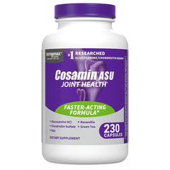 Cosamin ASU bottle front promotes joint health for adults.
