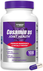 Cosamin DS bottle close-up illustrating daily joint support