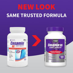 Cosamin DS two-bottle pack demonstrates convenient use