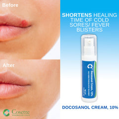 Cosette 0.07-ounce pump bottle shown in a compact travel-friendly design.