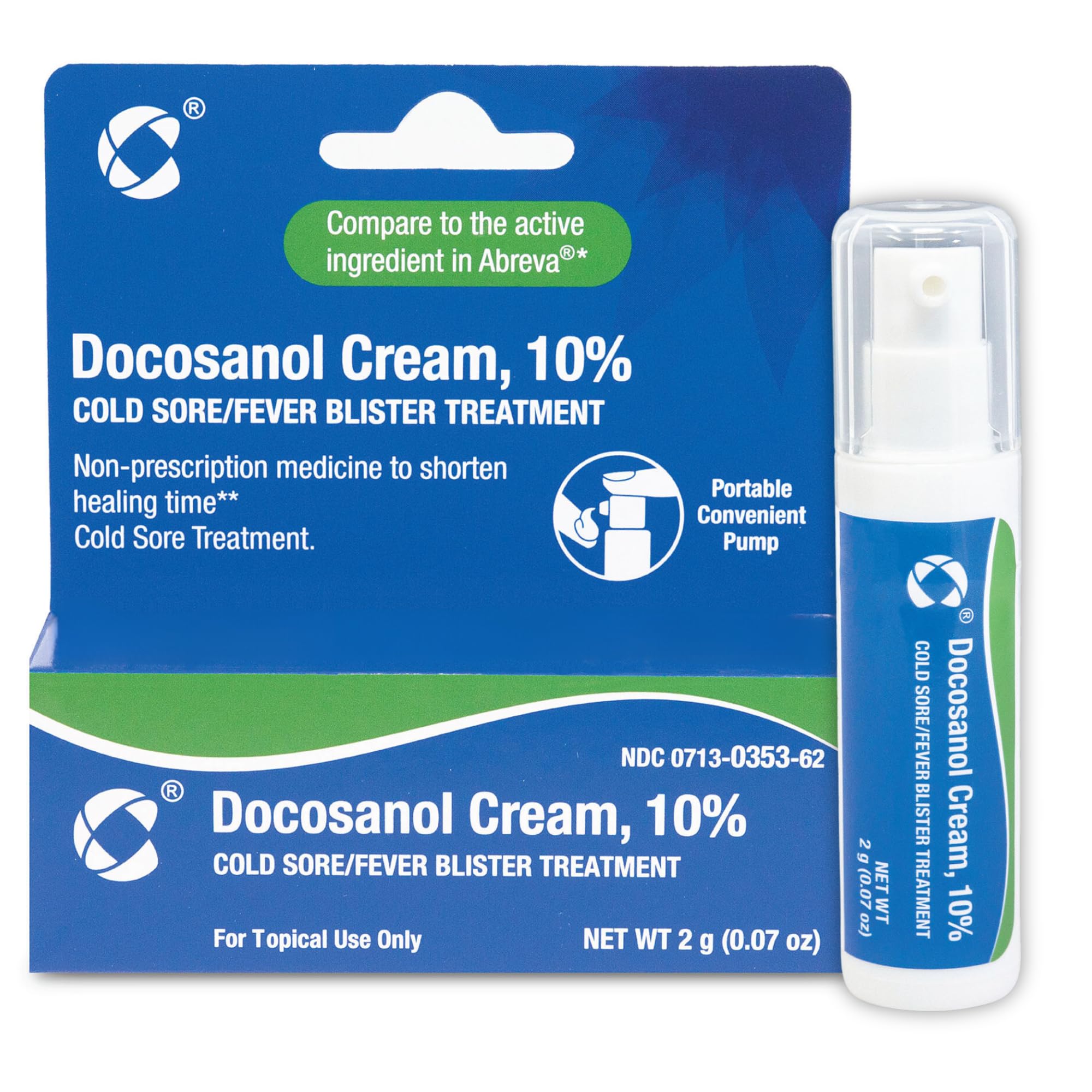 Cosette brand displayed on bathroom counter beside lip care items.