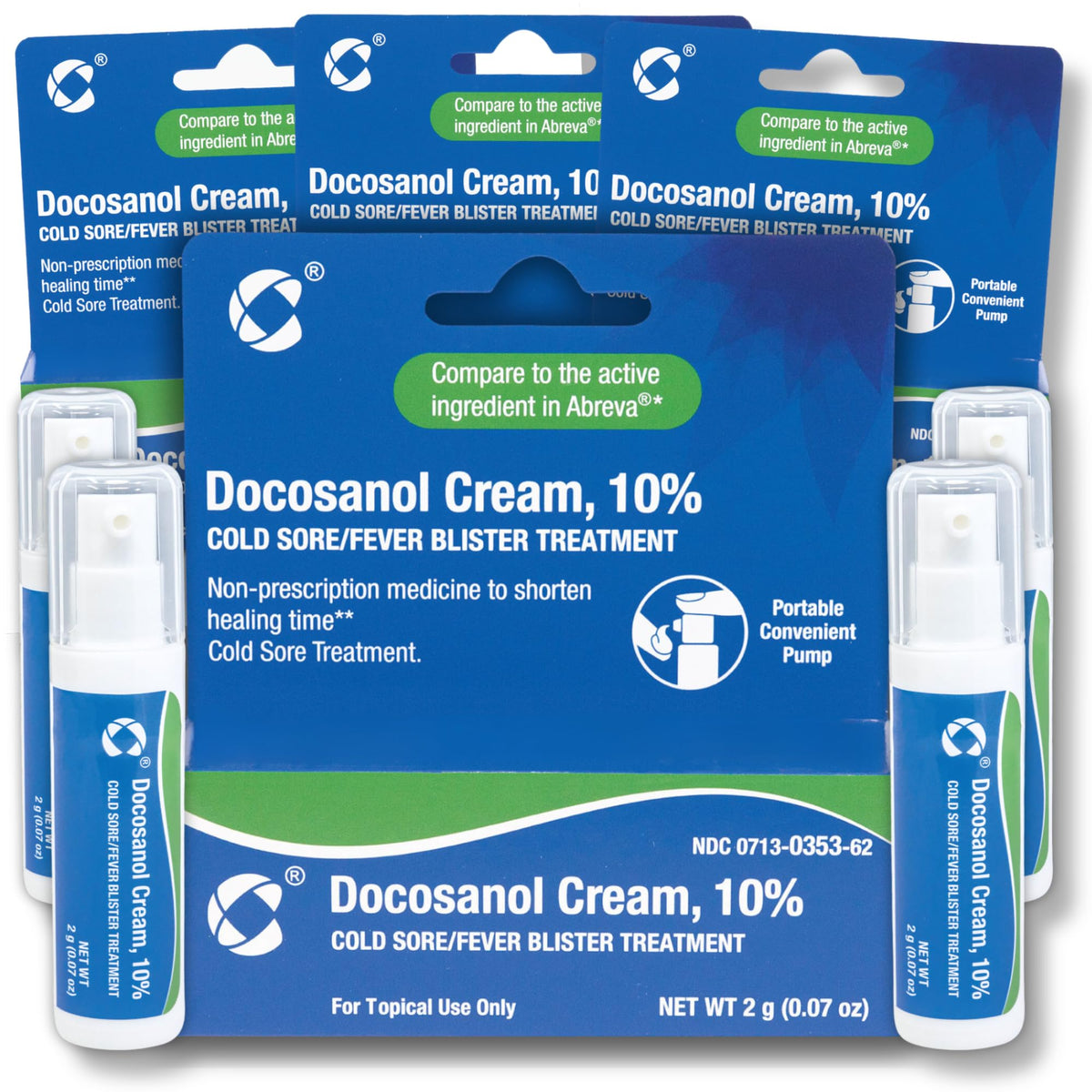 Cosette Pharmaceuticals cold sore cream tube close-up for targeted use.