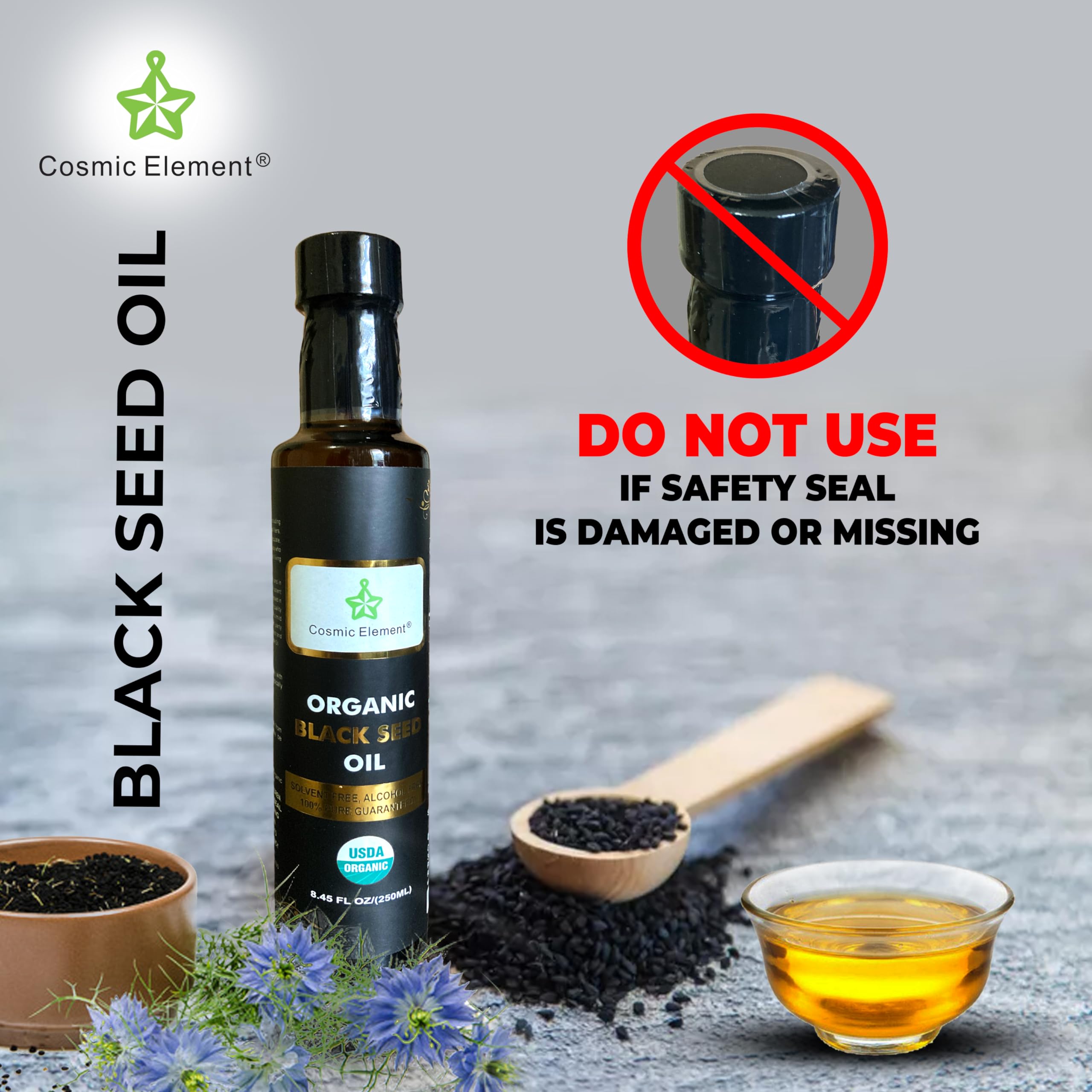 Cosmic Element hair and skin support oil ideal for daily use