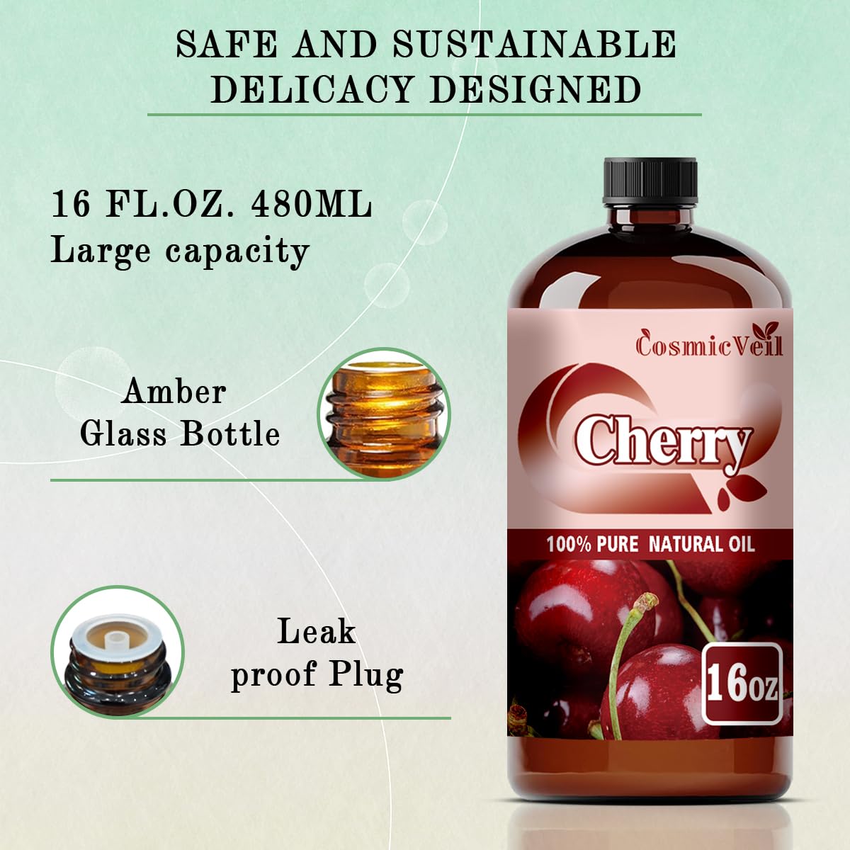 CosmicVeil Cherry Oil gift box, a stylish present for special occasions