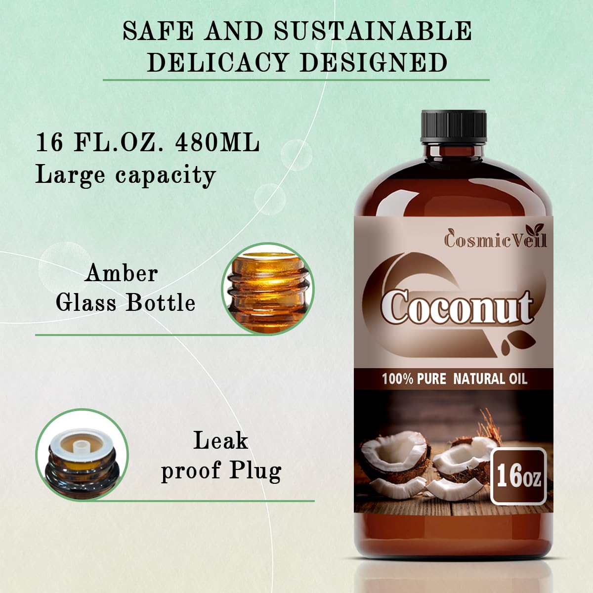 CosmicVeil coconut aroma used in DIY candles and soaps projects.
