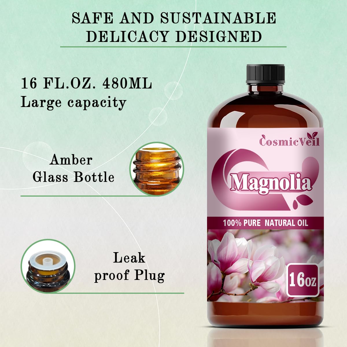 CosmicVeil Magnolia oil ideal for DIY candles and soaps.