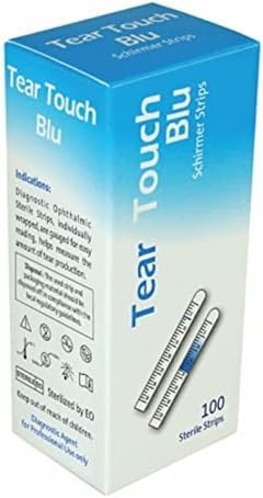 Cosmid Tear Touch Blu strip with blue mark for quick tear test visibility