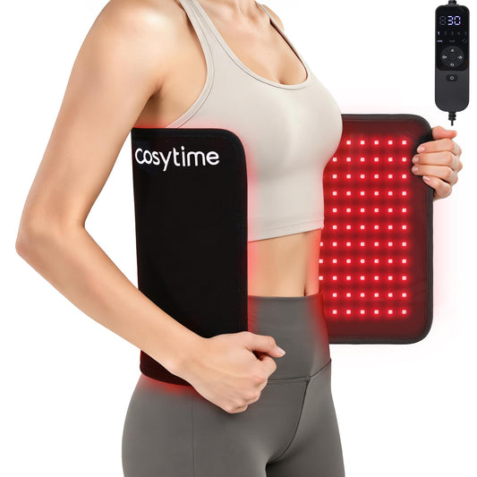 Cosytime red light therapy mat back delivers soothing warmth for daily comfort.