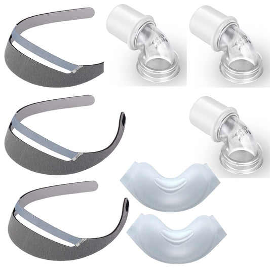 Cotasa DreamWear CPAP headgear close-up showing adjustable fit