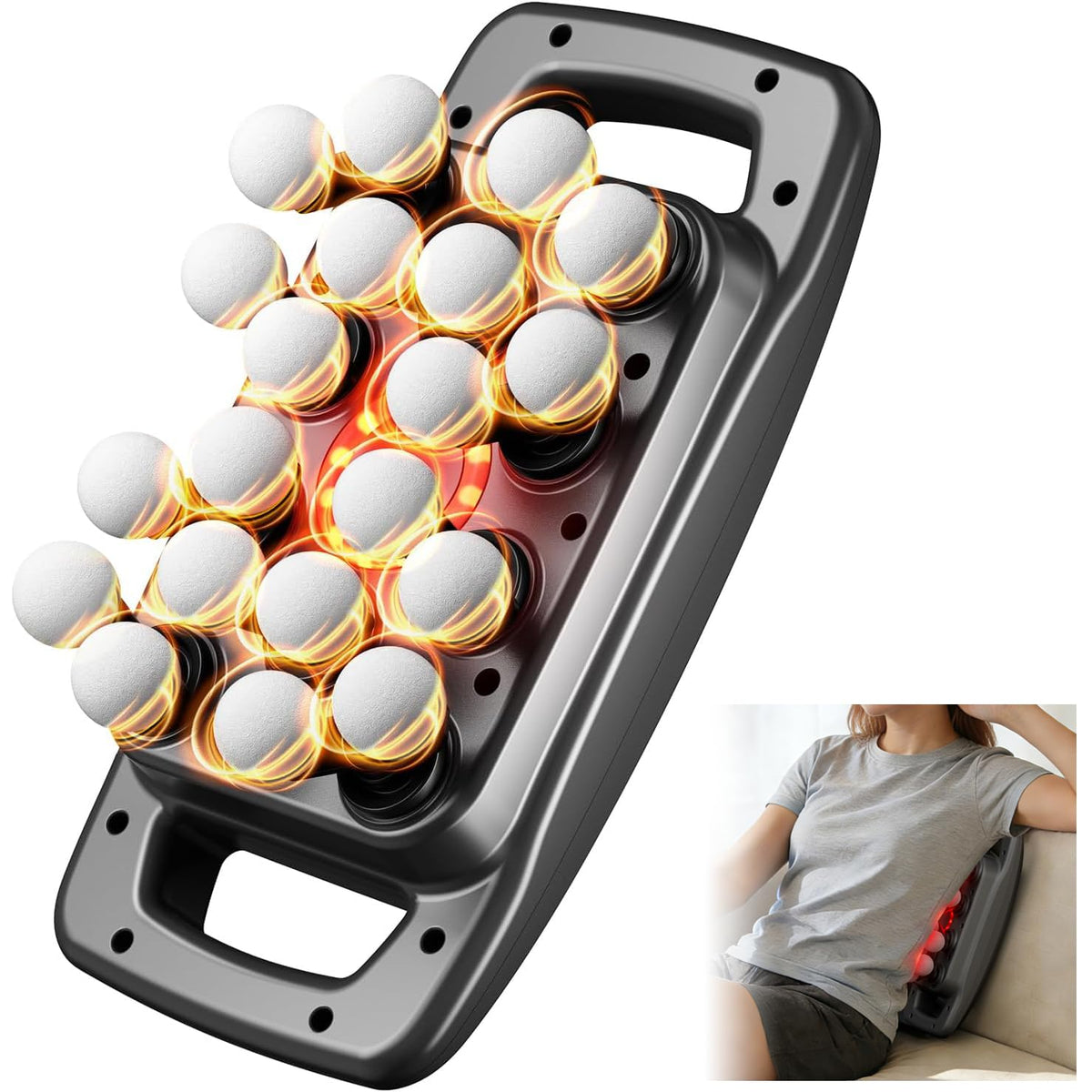 Cotsoco 20-head massage gun with attachments for targeted post-workout relief.