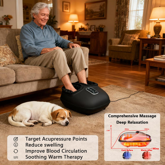 Cotsoco massager with deep-kneading rollers for targeted relief
