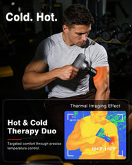 Cotsoco mini massage gun with four speeds delivers percussion relief.
