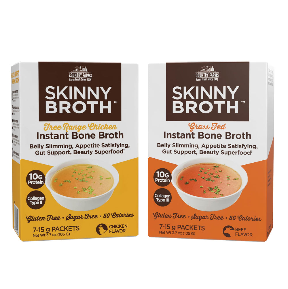 Country Farms Skinny Broth cup: hot, protein-packed and comforting.