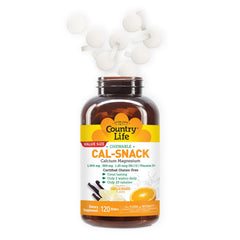 Country Life Cal-Snack wafers served as an easy daily calcium magnesium source.