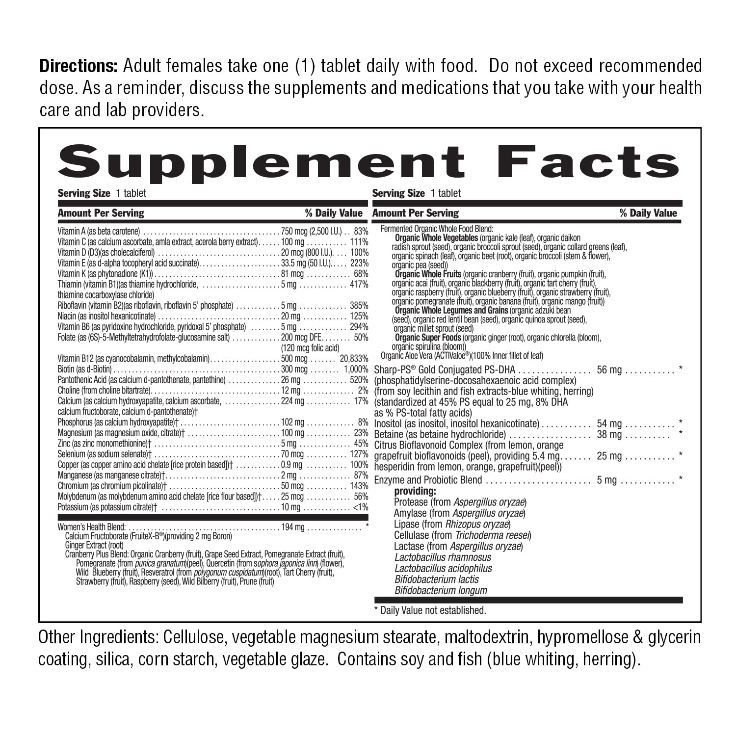 Cranberry plus blend in Country Life CORE Daily-1 for antioxidants