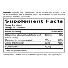 Country Life daily-use reminder image illustrates three-tablet daily intake option