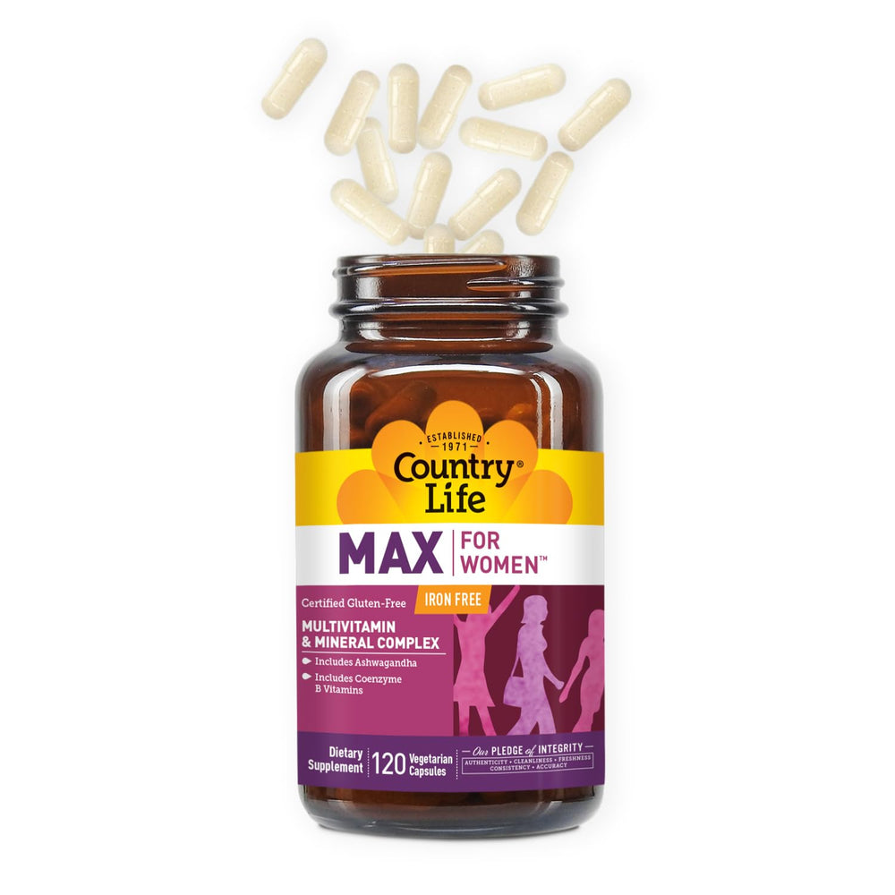 Country Life Max for Women vegan capsules suited to vegan lifestyles.