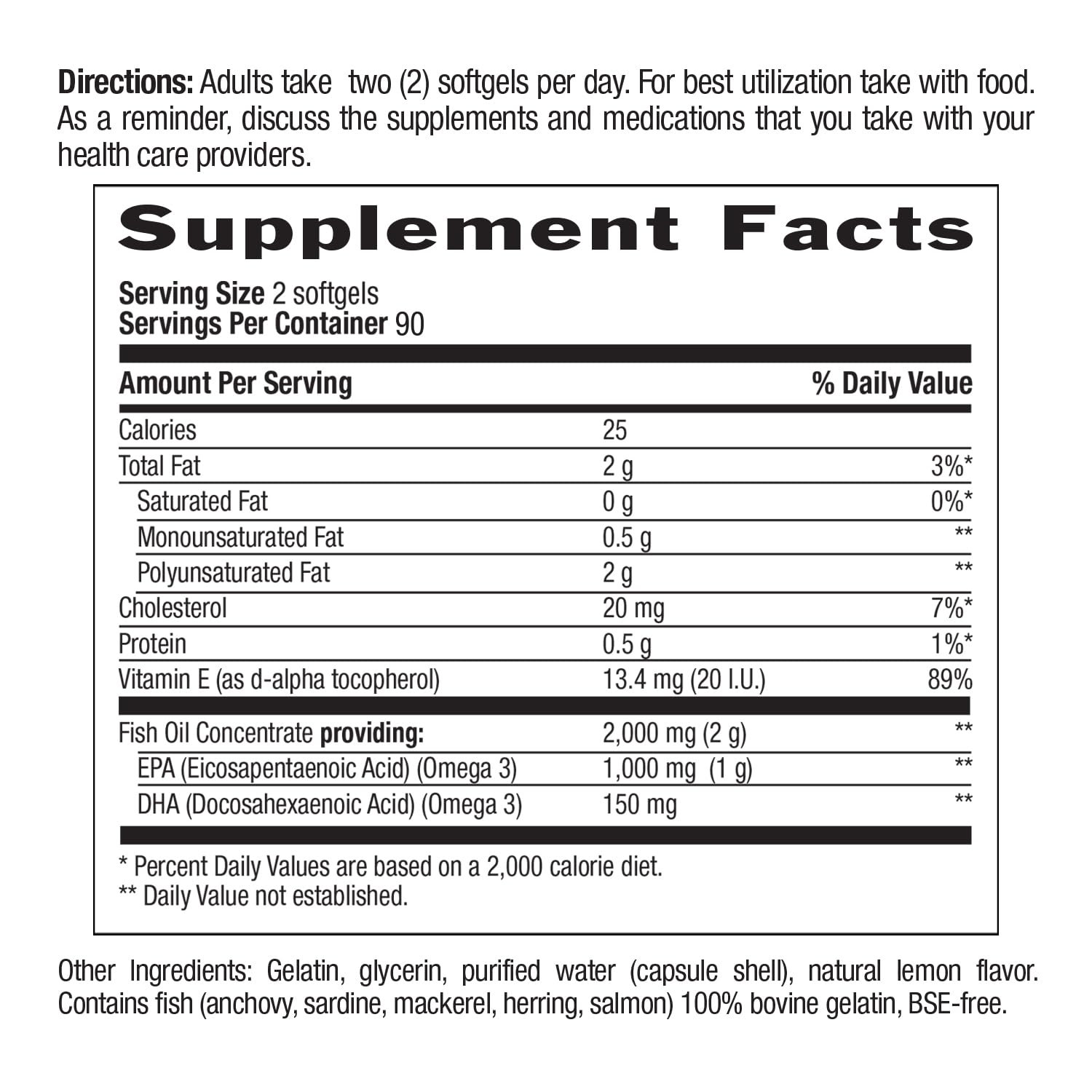 Country Life Omega 3 bottle with quality assurance seal visible.
