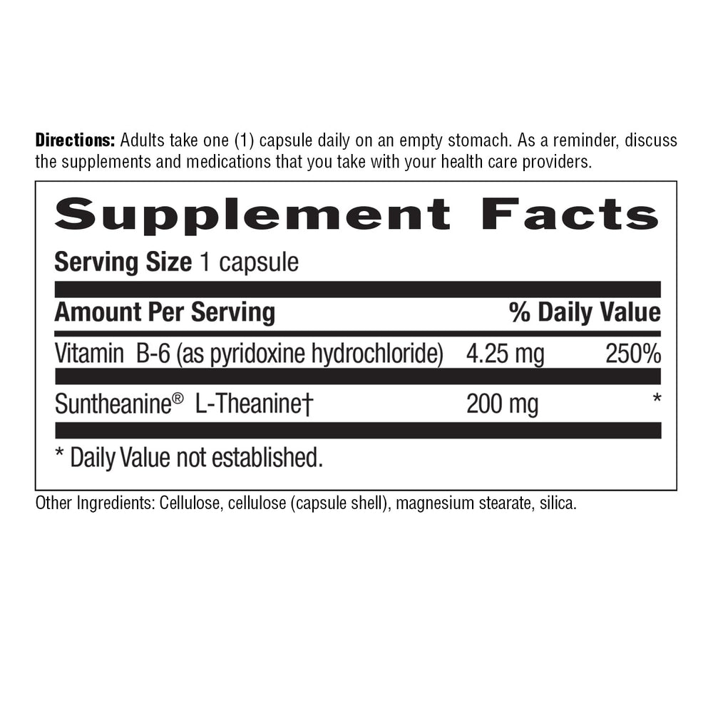 Country Life Suntheanine with Inositol icon signaling mood support in vegan formula