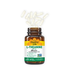 Country Life Suntheanine night-relaxation scene hints at gentle sleep support