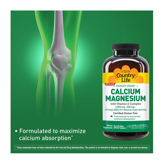 Country Life Target-Mins capsules closeup showing vegan gluten-free formulation