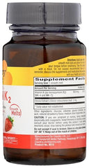 Country Life Vegan Vitamin K2 label focus highlighting bone and teeth health.