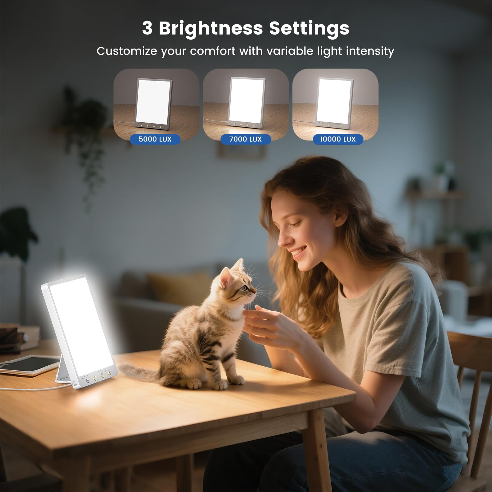 Ultra-slim COVO lamp packed for travel and easy portability