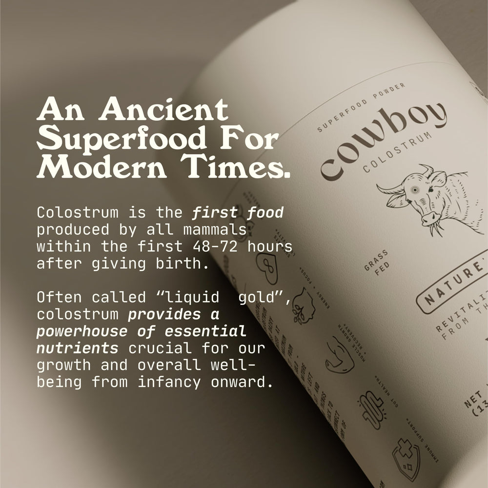 Cowboy Colostrum ethical sourcing from farms supports sustainable sourcing.