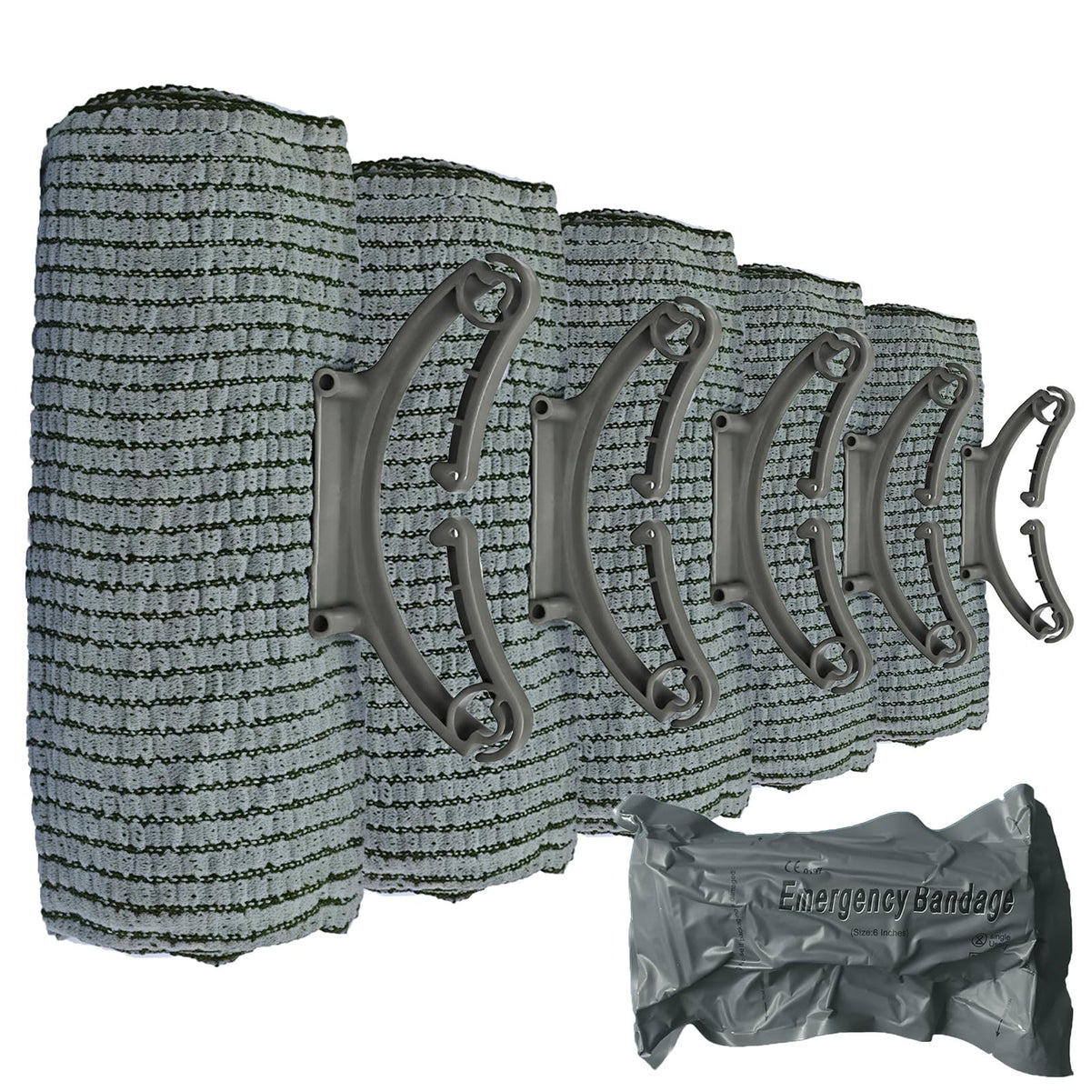 Cozii upgrade Israeli-style emergency bandage laid out for quick wound coverage