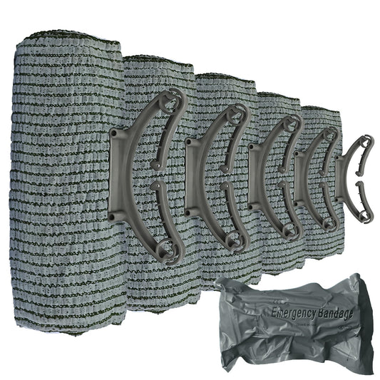 Cozii upgrade Israeli-style emergency bandage laid out for quick wound coverage