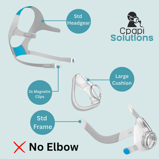 CPAPi Solutions F20 standard frame shown for quick, compatible replacement.