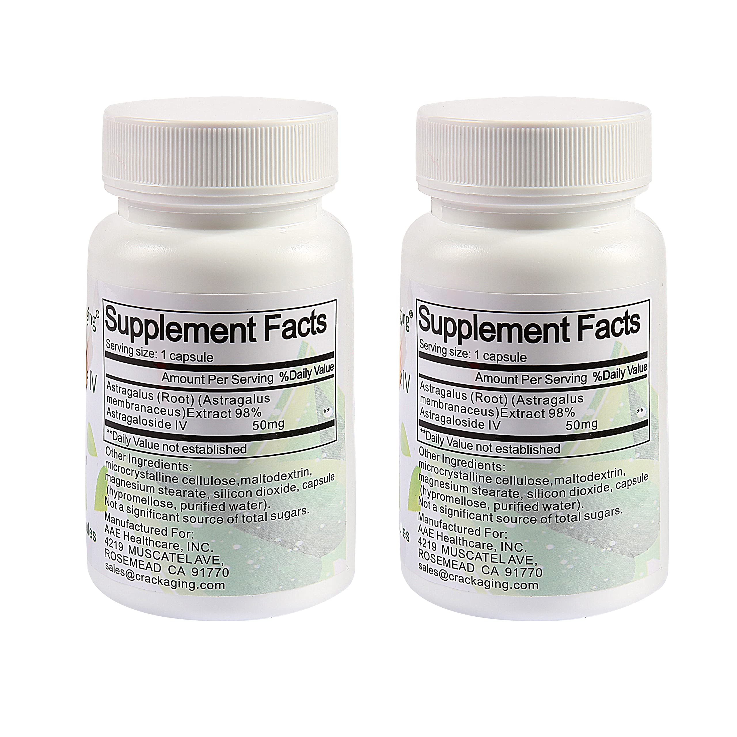 Crackaging capsule close-up highlighting high-purity Astragaloside IV capsules.