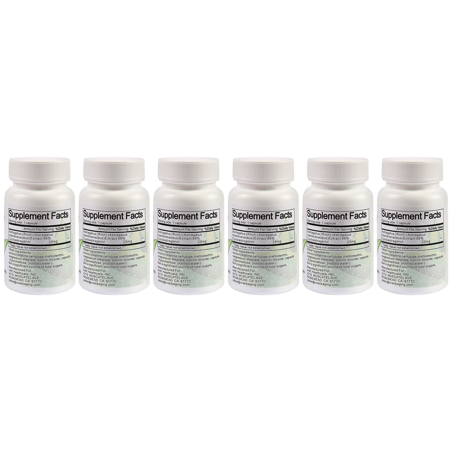 Crackaging Cycloastragenol enteric-coated veggie capsules for enhanced absorption.