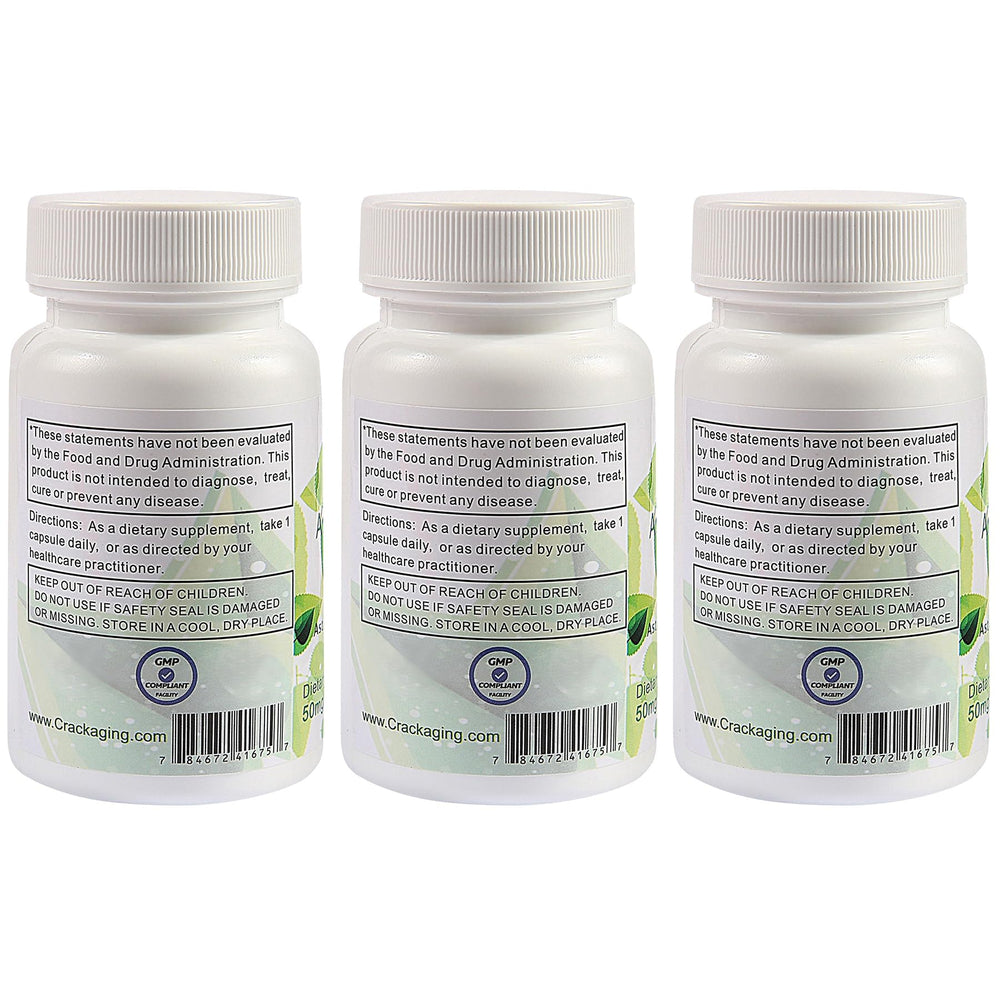 Crackaging enteric-coated capsule technology image demonstrates protection from stomach acids.
