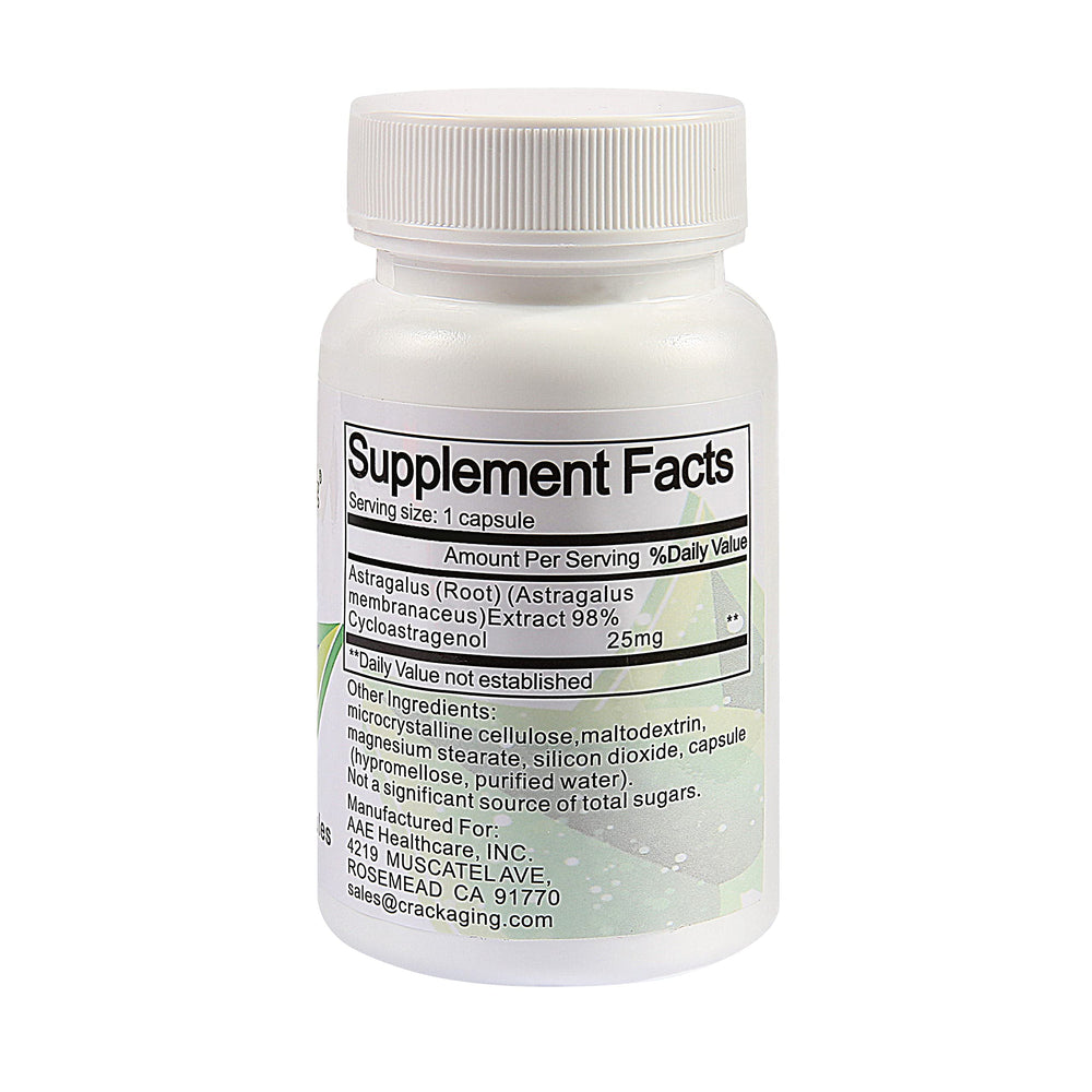 Crackaging independent purity report for Cycloastragenol product