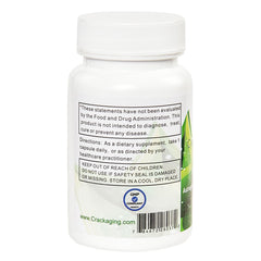 Capsules under cap illustrate stomach acid protection during use.
