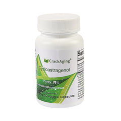 Crackaging Cycloastragenol bottle showing enhanced absorption potential.