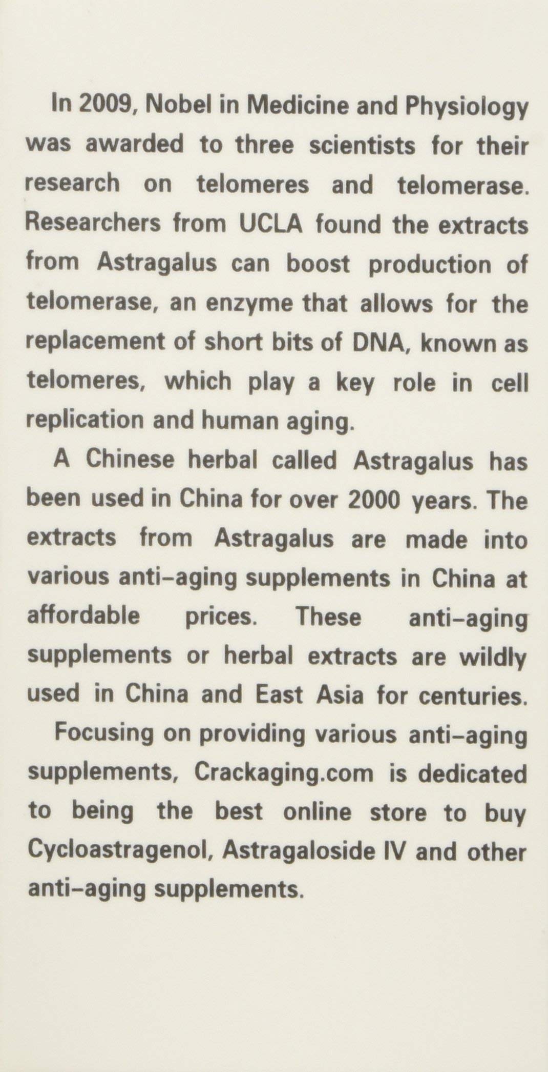 Crackaging Cycloastragenol capsules close-up highlighting purity and form.