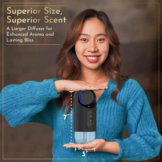 Crafts and the City waterless nebulizing diffuser for pure essential oil aroma.