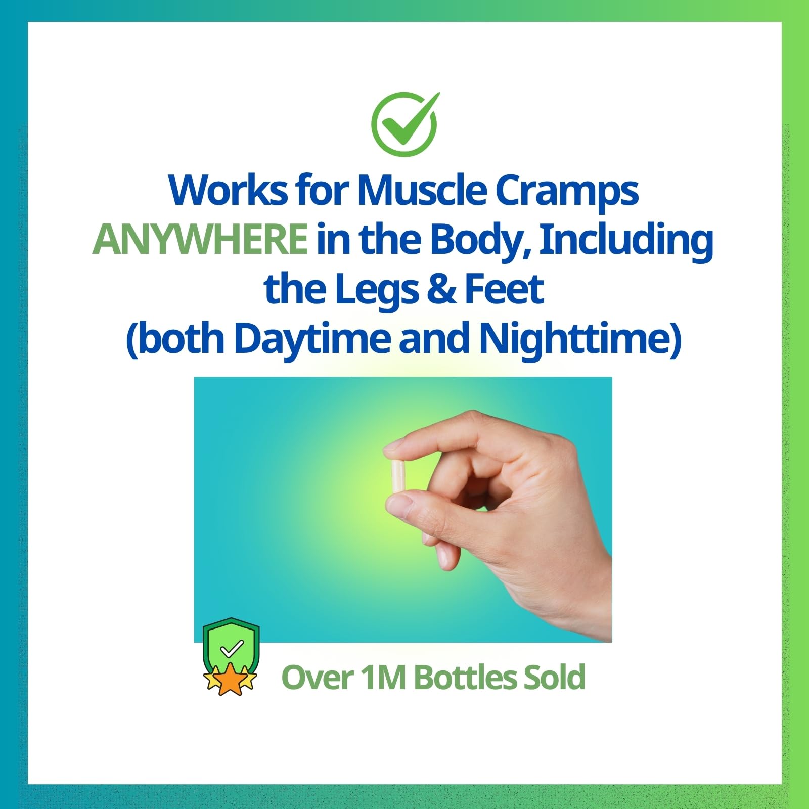Cramp Defense Truemag capsules highlighting organic magnesium for absorption